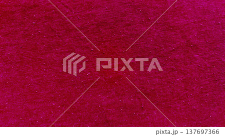 detailed close-up of deep magenta corduroy-like fabric texture featuring horizontal ribs and scattered white glitter specks, evoking a starry night vibe, ideal for glamorous web design background 137697366