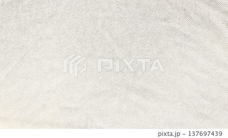 light denim texture closeup reveals subtle diagonal weave in soft pale hues ideal for minimalist wallpaper or clean banner background 137697439