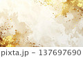 金粉が舞う和風背景イメージ 137697690