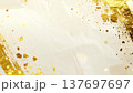 金粉が舞う和風背景イメージ 137697697