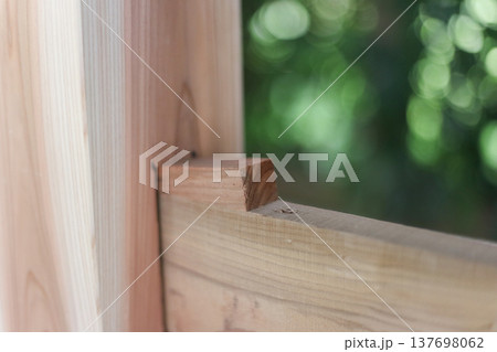 建築中の日本家屋 137698062
