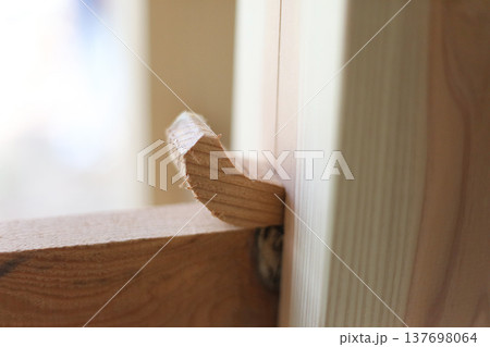 建築中の日本家屋 137698064