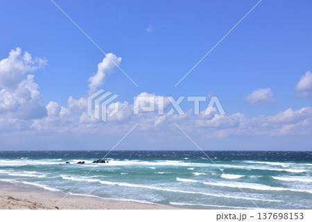 角島 コバルトブルービーチ 山口県下関市豊北町 角島 コバルトブルービーチ 山口県下関市豊北町 137698153