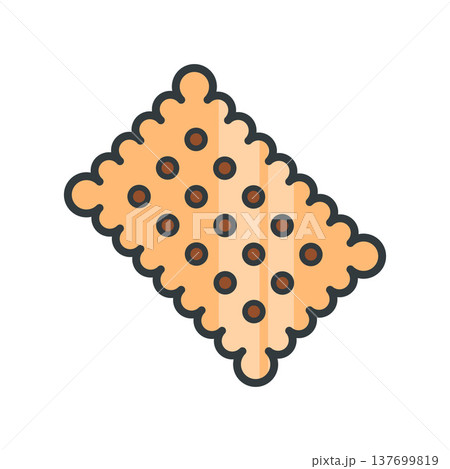 Biscuit cracker icon vector design templates simple and modern Biscuit cracker icon vector design templates simple and modern 137699819