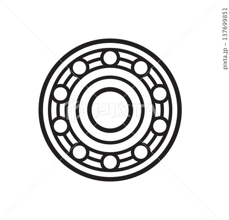 Bearing icon vector design templates simple and modern Bearing icon vector design templates simple and modern 137699851