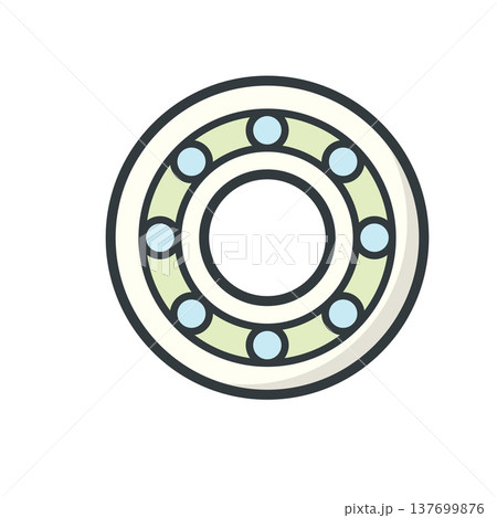 Bearing icon vector design templates simple and modern Bearing icon vector design templates simple and modern 137699876