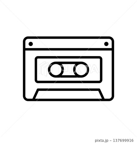 Cassette Tape icon vector design templates Cassette Tape icon vector design templates 137699916
