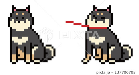 柴犬のドット絵 137700708