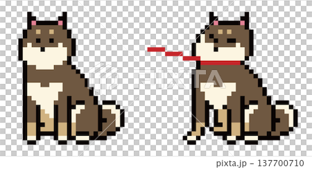 柴犬のドット絵 137700710