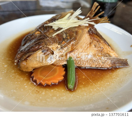 家庭的で素朴な煮魚 家庭的で素朴な煮魚 137701611