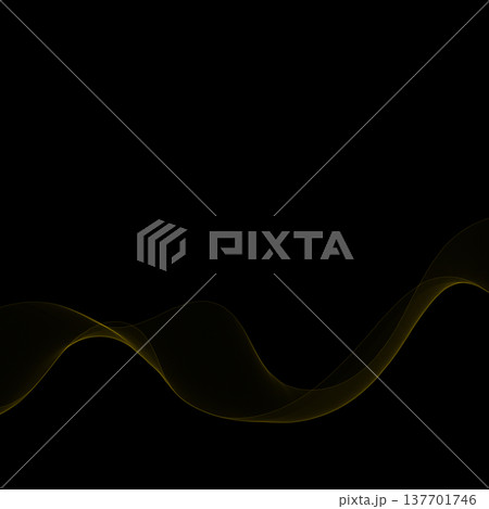 Dynamic corner composition of golden threads in wave shape to create a modern abstract background. Eps 10 Dynamic corner composition of golden threads in wave shape to create a modern abstract background. Eps 10 137701746