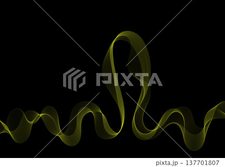 Abstract composition of thin golden threads. Eps 10 Abstract composition of thin golden threads. Eps 10 137701807