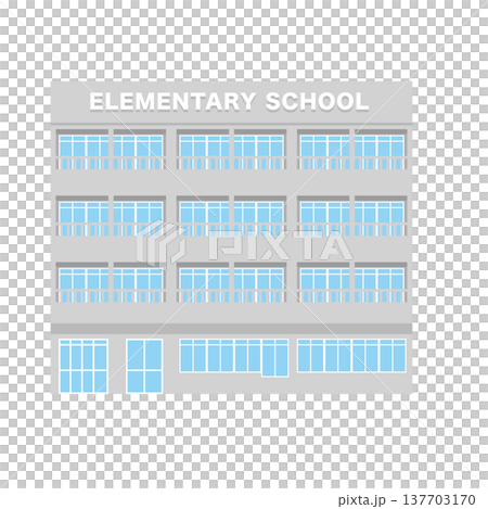 小学校の建物イラスト 137703170