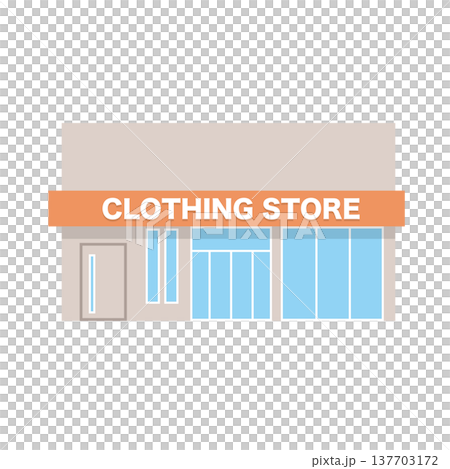 服飾店/服飾店的建築示意圖 服飾店/服飾店的建築示意圖 137703172