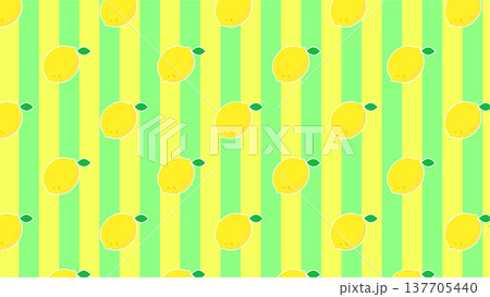 レトロポップなレモンの壁紙 137705440