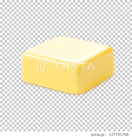 バターのイラスト リアル 137705706