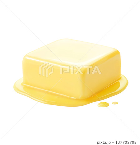 バターのイラスト リアル 137705708