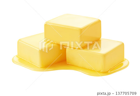 バターのイラスト リアル 137705709