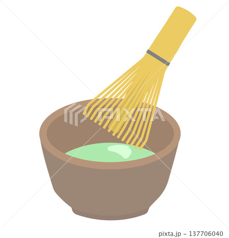 茶筅と茶碗のイラスト 茶筅と茶碗のイラスト 137706040