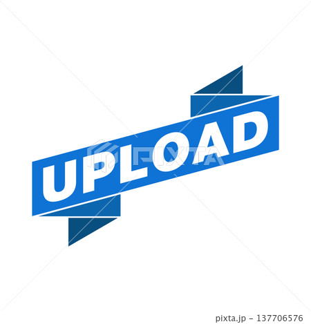 Upload Letter Rubber Stamp Template 137706576