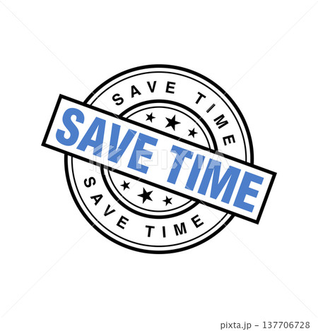 Save Time Letter Rubber Stamp Template Save Time Letter Rubber Stamp Template 137706728