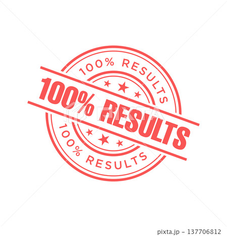 100% Results Letter Rubber Stamp Template 100% Results Letter Rubber Stamp Template 137706812