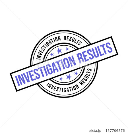 Investigation Results Letter Rubber Stamp Template Investigation Results Letter Rubber Stamp Template 137706876
