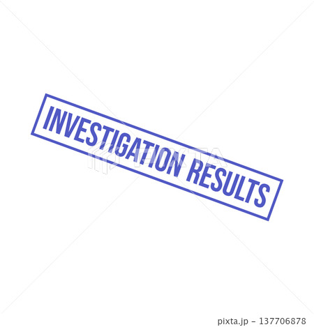 Investigation Results Letter Rubber Stamp Template 137706878
