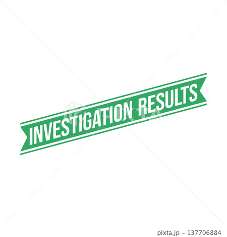 Investigation Results Letter Rubber Stamp Template 137706884