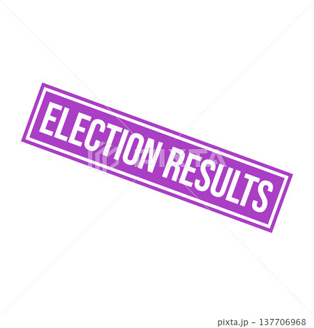 Election Results Letter Rubber Stamp Template Election Results Letter Rubber Stamp Template 137706968