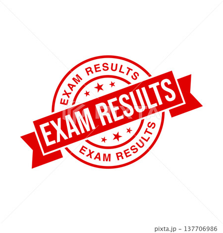 Exam Results Letter Rubber Stamp Template Exam Results Letter Rubber Stamp Template 137706986