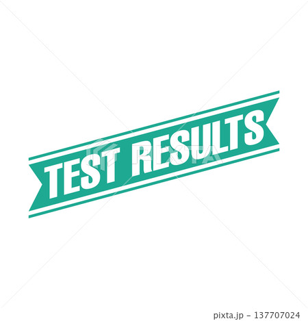 Test Results Letter Rubber Stamp Template Test Results Letter Rubber Stamp Template 137707024