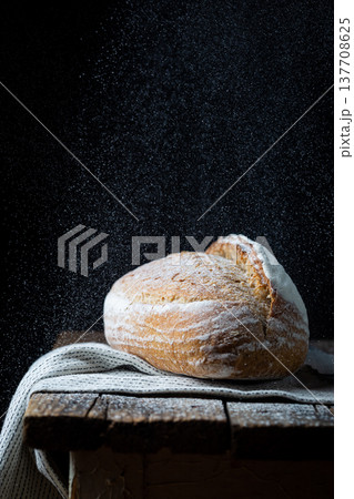 Fresh homemade bread 137708625