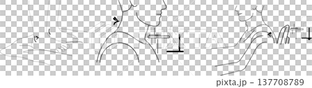 Mosquito piercing human skin on ankle while feeding on blood showing insect bite irritation 137708789