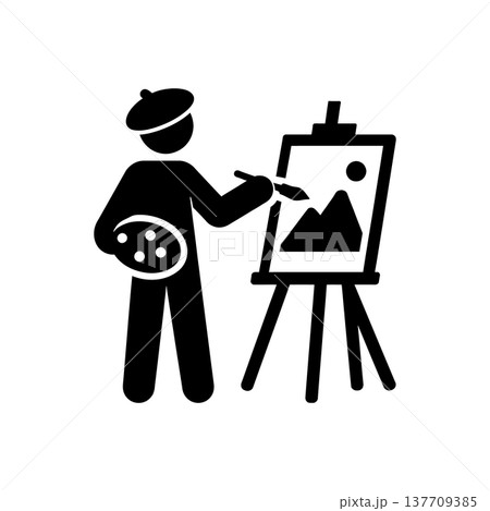 Independent Fine Art Painter Icon 137709385