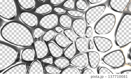 Abstract Voronoi Geometric Structure Illustration with Alpha Channel Abstract Voronoi Geometric Structure Illustration with Alpha Channel 137710081
