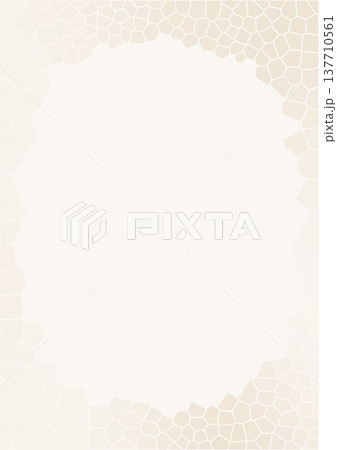 Elegant Ivory Textured Mosaic Background for Print Media 137710561