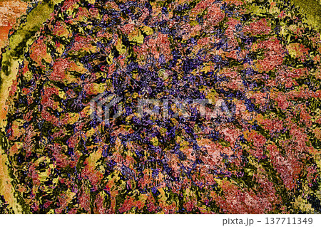 Colorful abstract organic texture background with floral pattern. Colorful abstract organic texture background with floral pattern. 137711349
