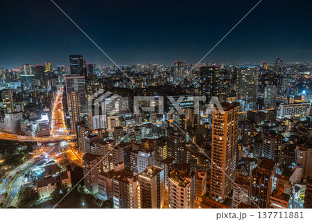 東京タワーからの都心の夜 137711881