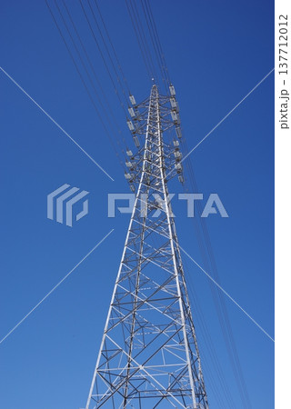 送電鉄塔《三重県 四日市市》 送電鉄塔《三重県 四日市市》 137712012