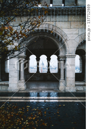 Parliament View Through Historic Arcade Parliament View Through Historic Arcade 137712989