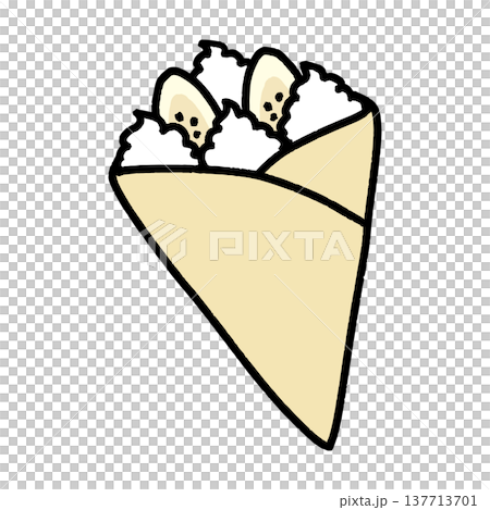 バナナクレープ 137713701