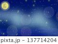 月明かりの蛍と天の川 137714204