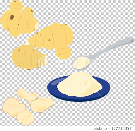 菊芋、菊芋粉和菊芋片 137714357