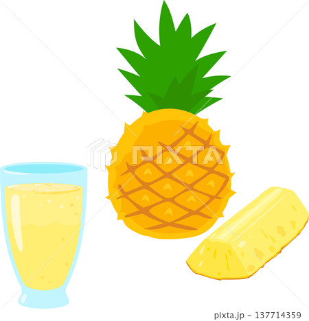 パイナップルジュース 137714359