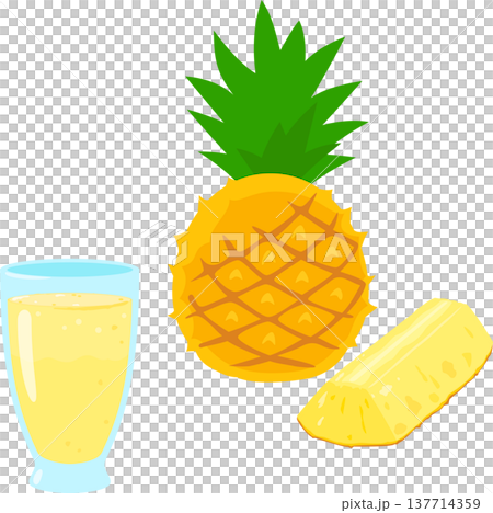 パイナップルジュース 137714359