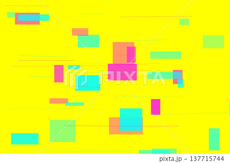 Colorful Glitch Blocks Abstract Background Colorful Glitch Blocks Abstract Background 137715744