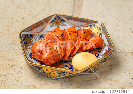 明太子炙り 香ばしく焼いた博多名物おつまみ 137715954
