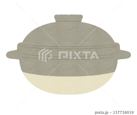 背景に使える大きな土鍋 137716019