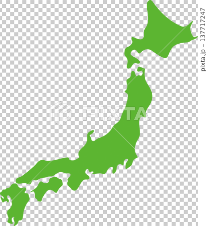 都道府県ごとに分割できる日本列島・日本地図 都道府県ごとに分割できる日本列島・日本地図 137717247